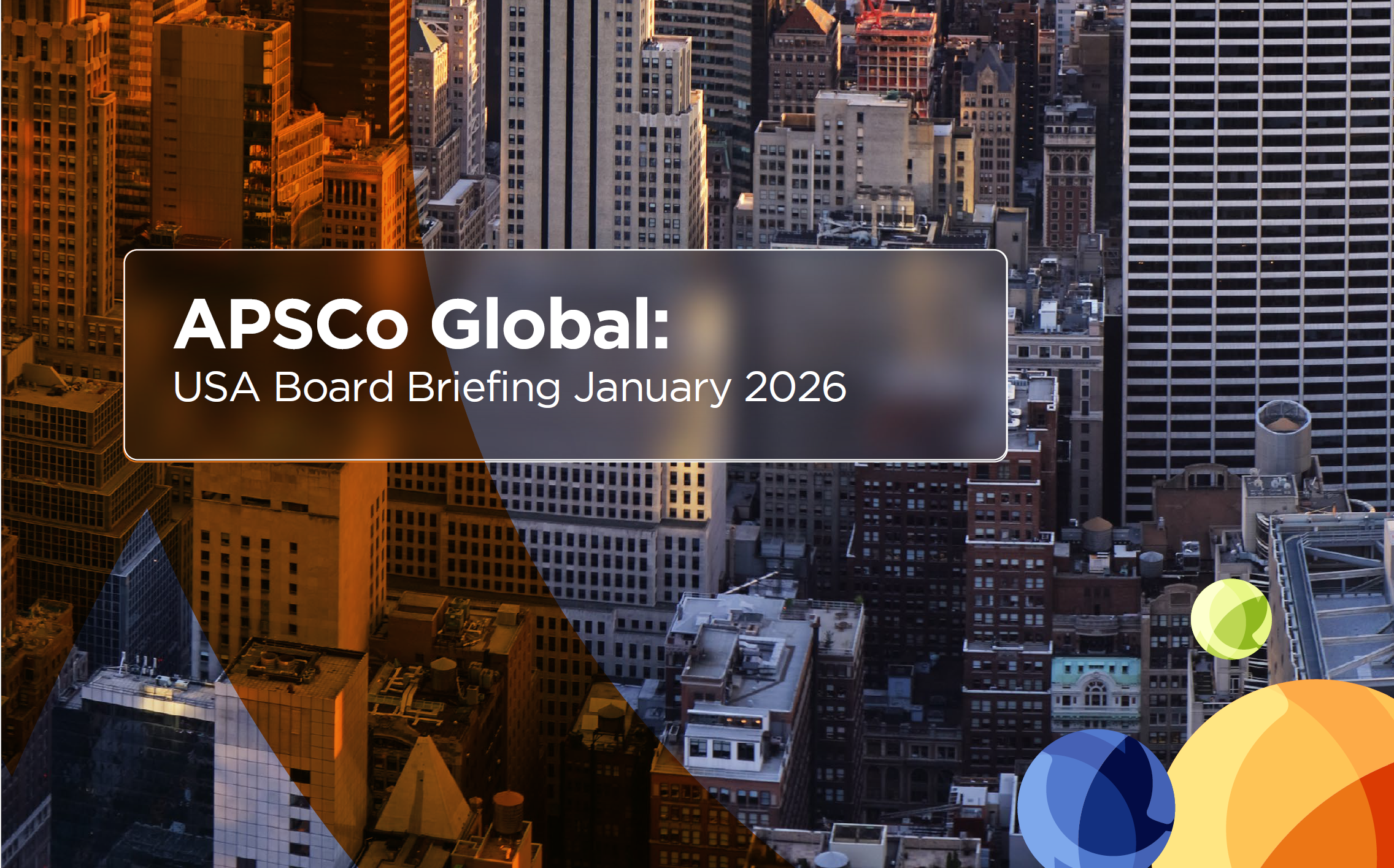 APSCo Global: USA Board Briefing